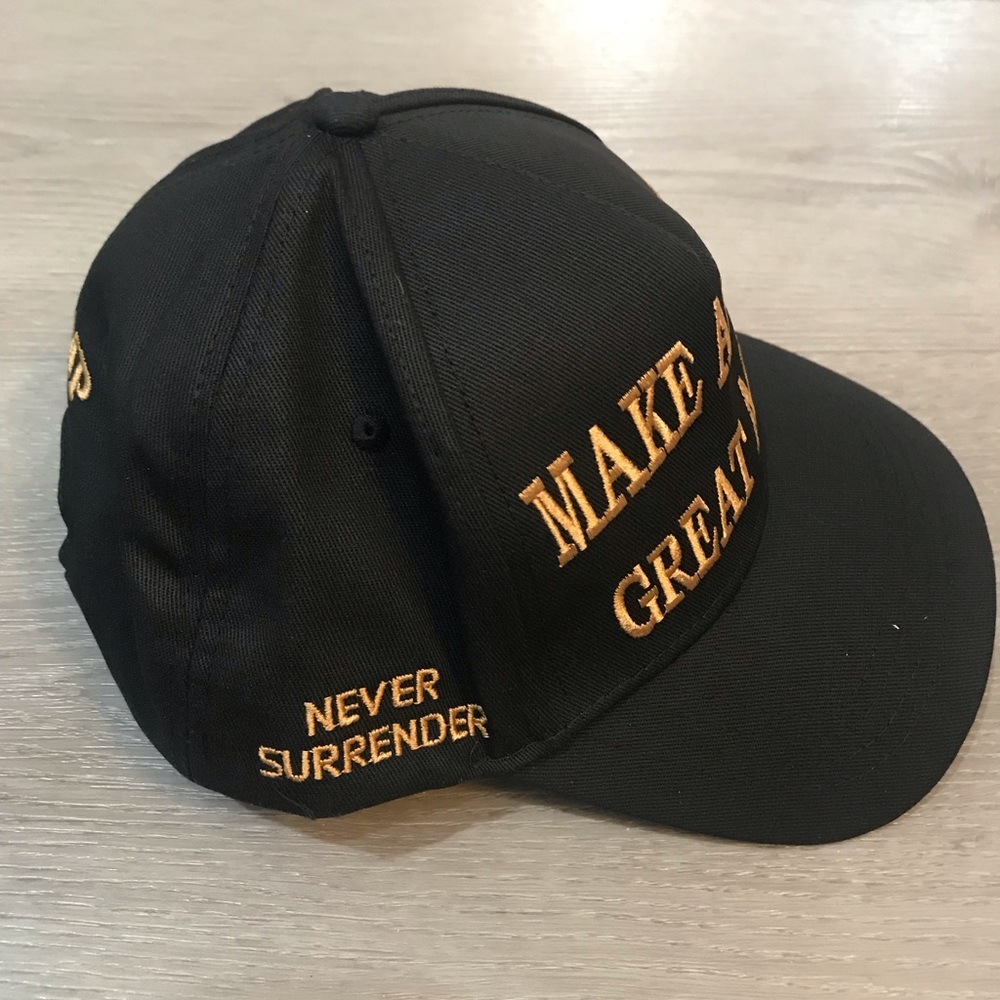 Trump Black Cap Gold Embroidery Golden Era MAGA Hat Make America Great Again - Picture 13 of 16